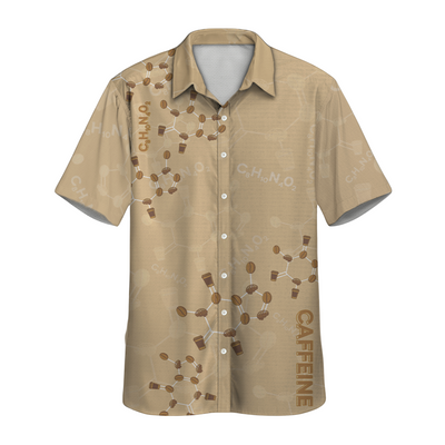 Lab Report Fuel of Coffee Button Up Shirt