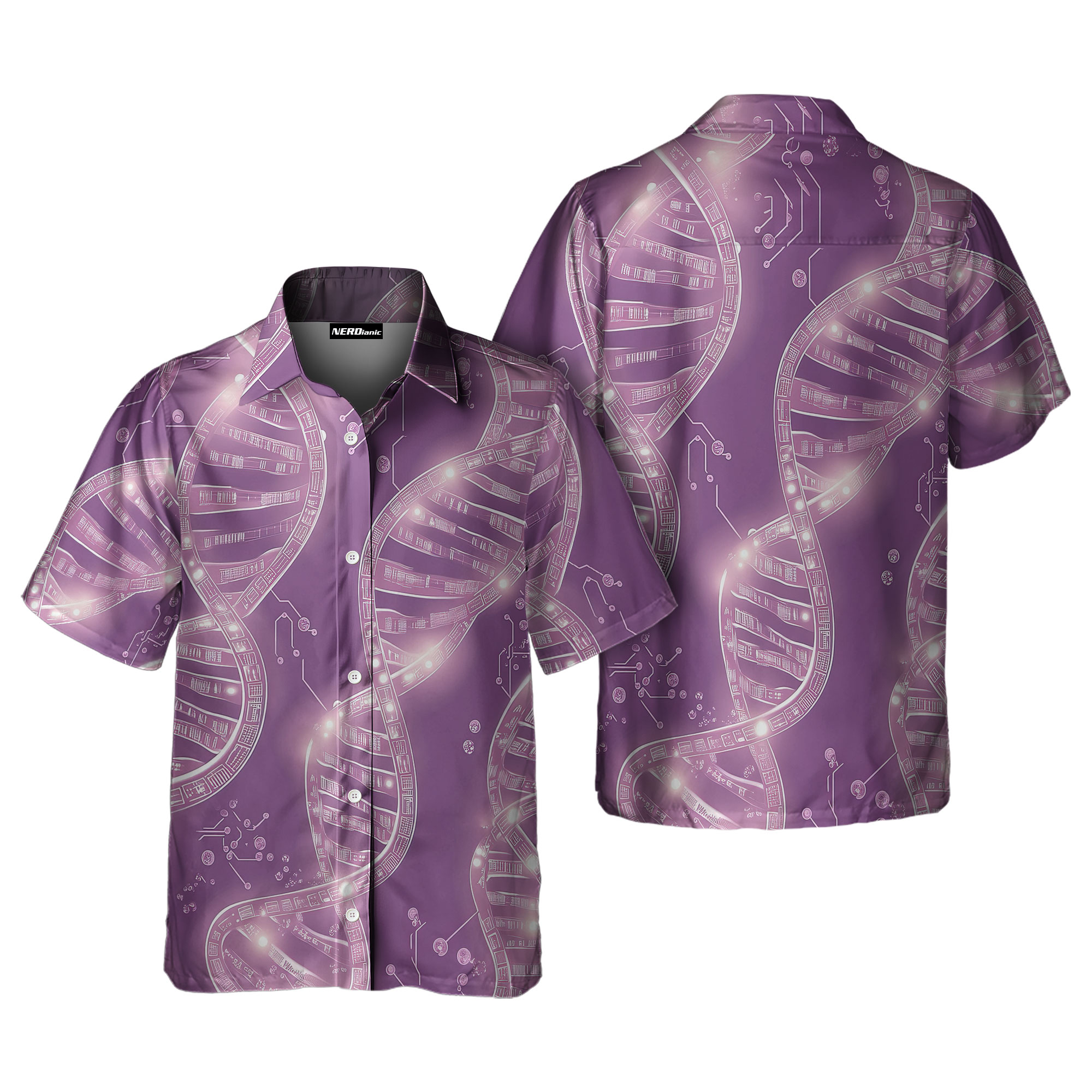 Geek DNA Circuit Board Science Button Up Shirt