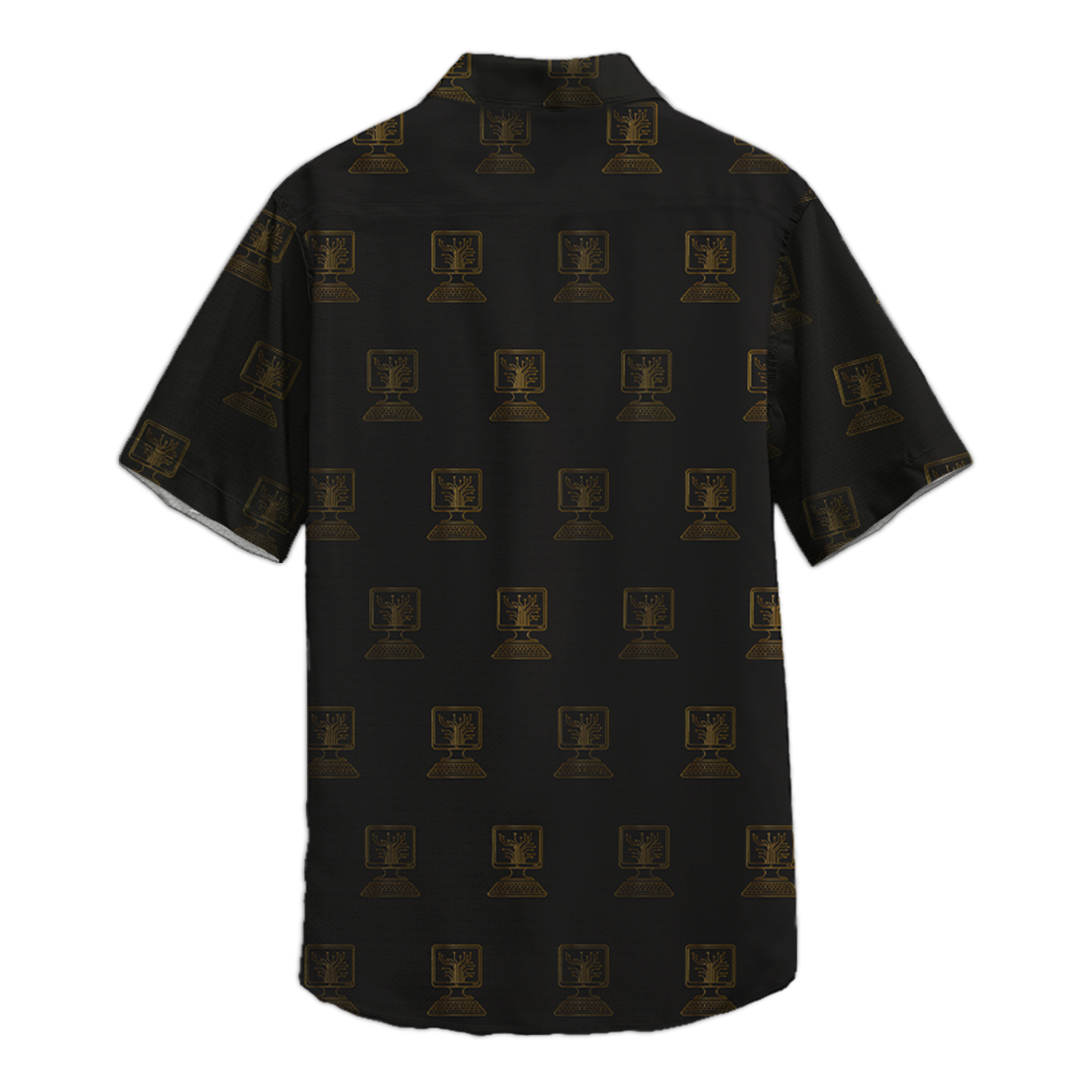 Computer Technology Button Up Shirt