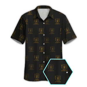Computer Technology Button Up Shirt