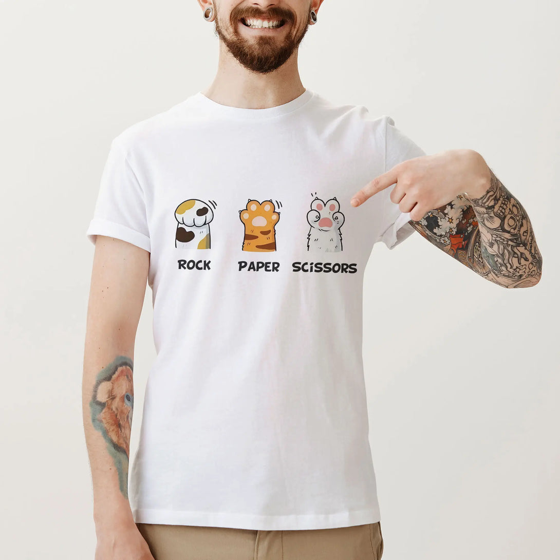 Rock Paper Scissors Unisex T Shirt