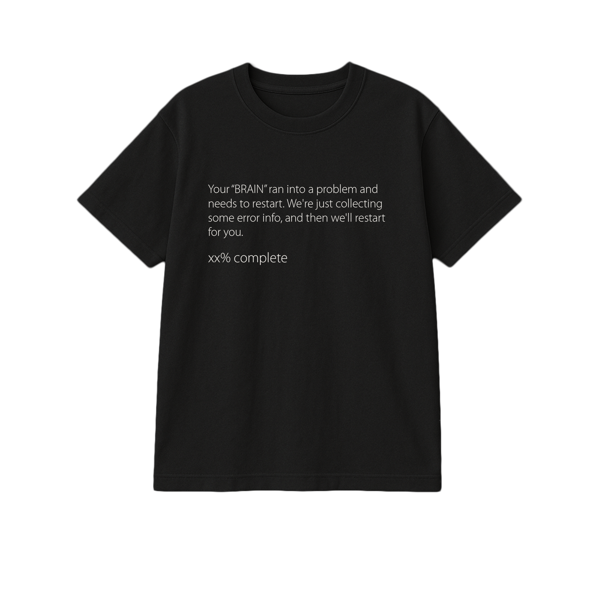 Blue Screen Nerdy Graphic Technology T-shirts