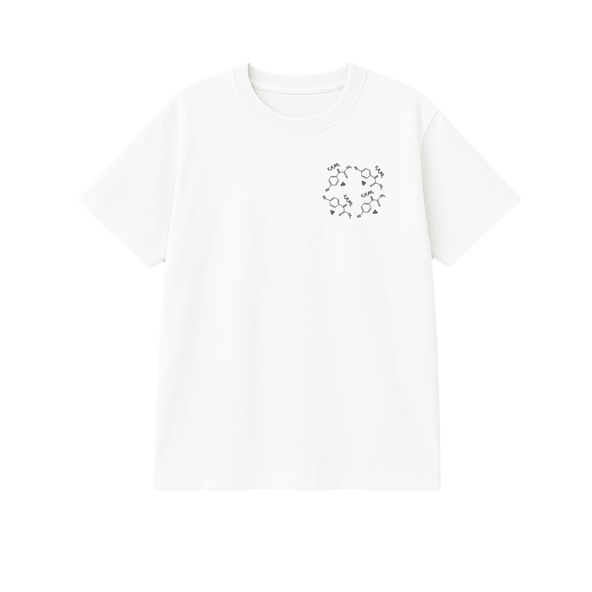 Coffee Backup Plan C8H9NO2 Graphic Science T-shirts