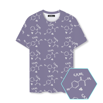 C8H9NO2 Caffeine Backup Plan Nerd Graphic T-Shirt